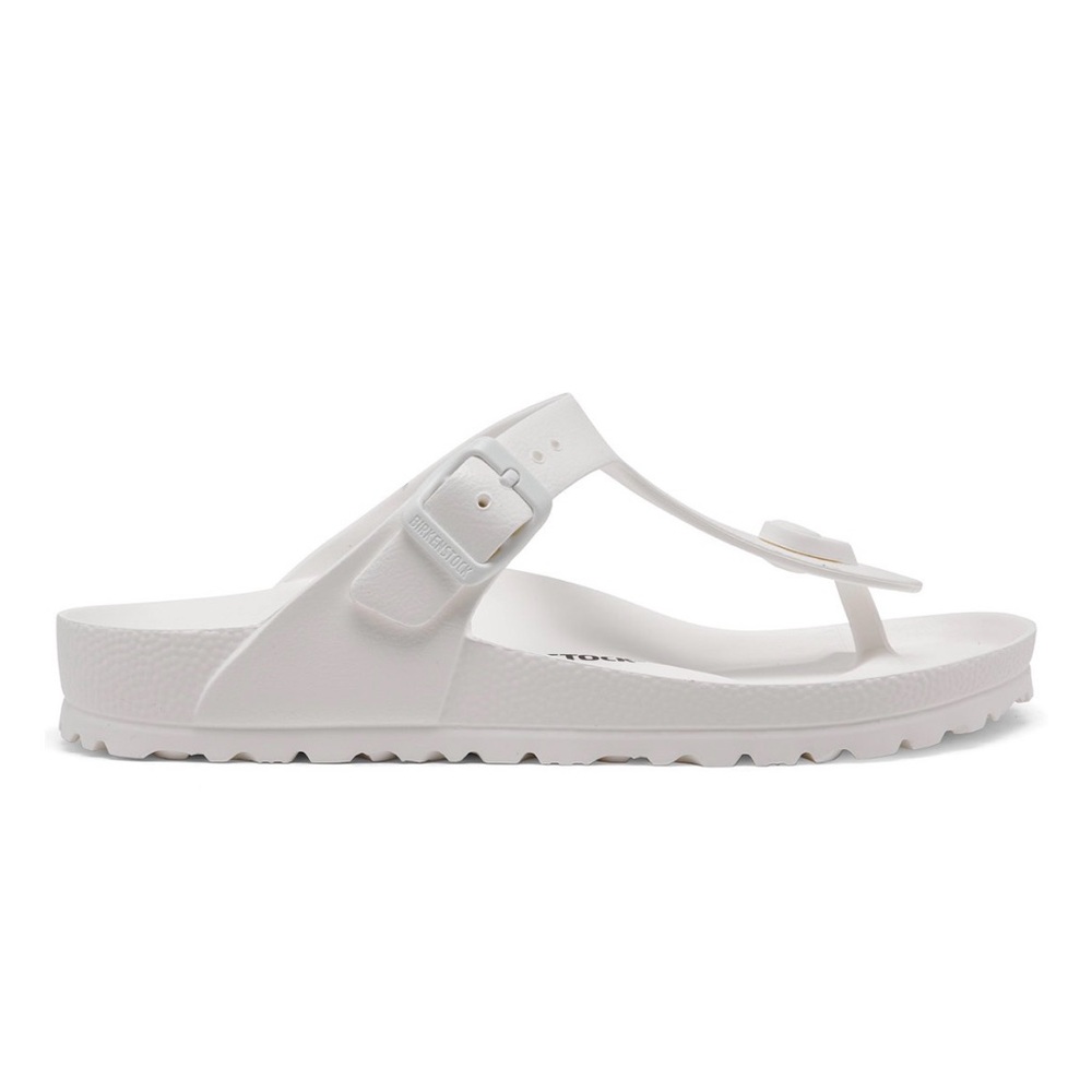 NWT BIRKENSTOCK Gizeh White Women's Sandals - Size 38 EU / 7 - 7.5 US - Picture 1 of 6